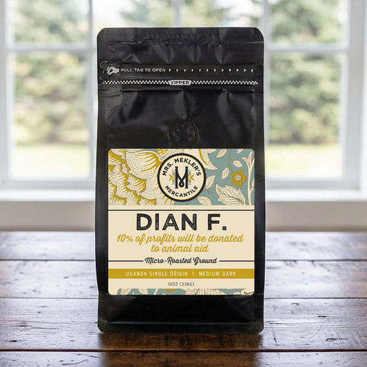 Dian F. Organic Ugandan Coffee — Single-Origin, Medium-Dark & Earth-Friendly
