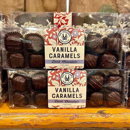 Dark Chocolate Vanilla Caramels
