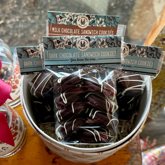 Dark Chocolate Sandwich Cookies