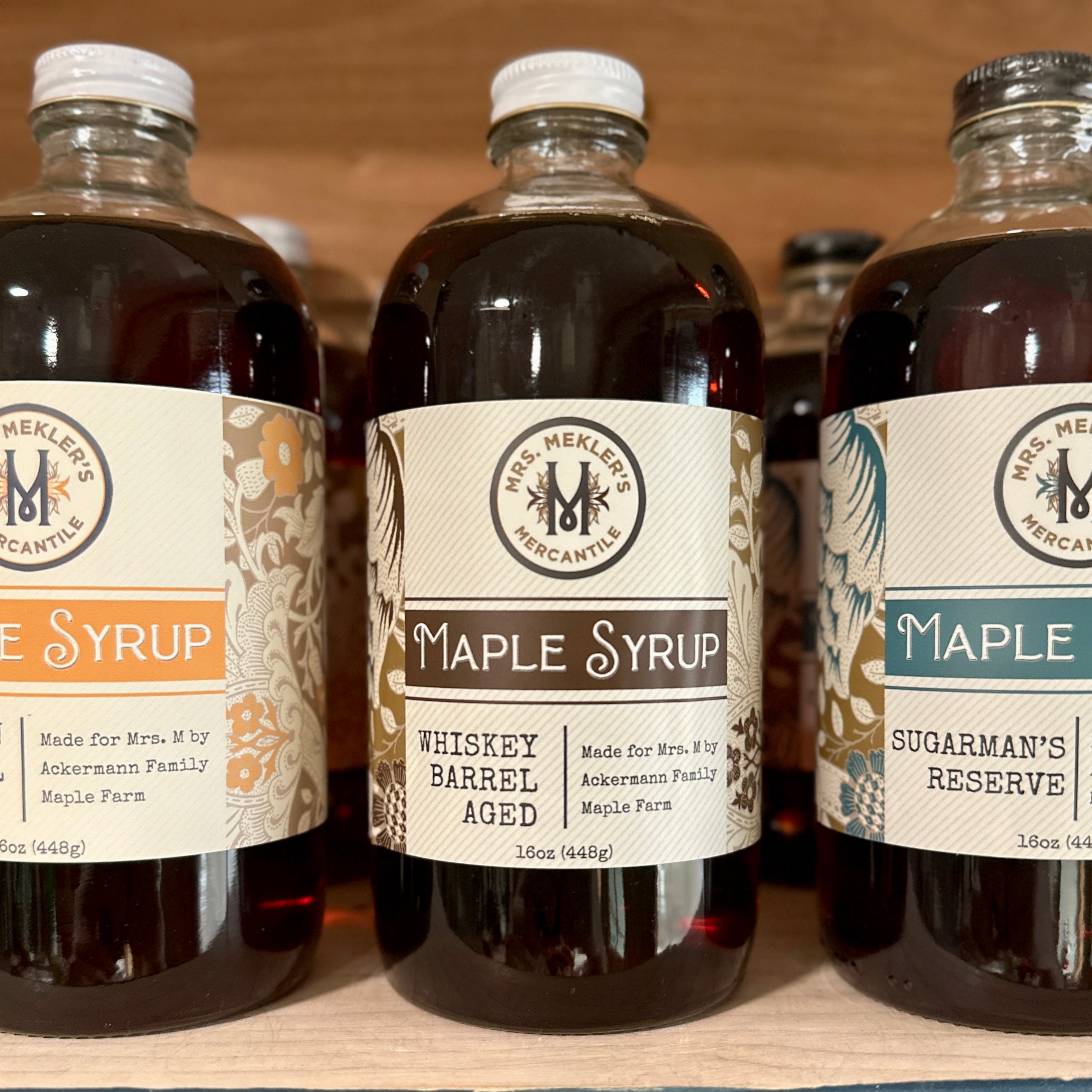 Whiskey Barrel Aged Maple Syrup