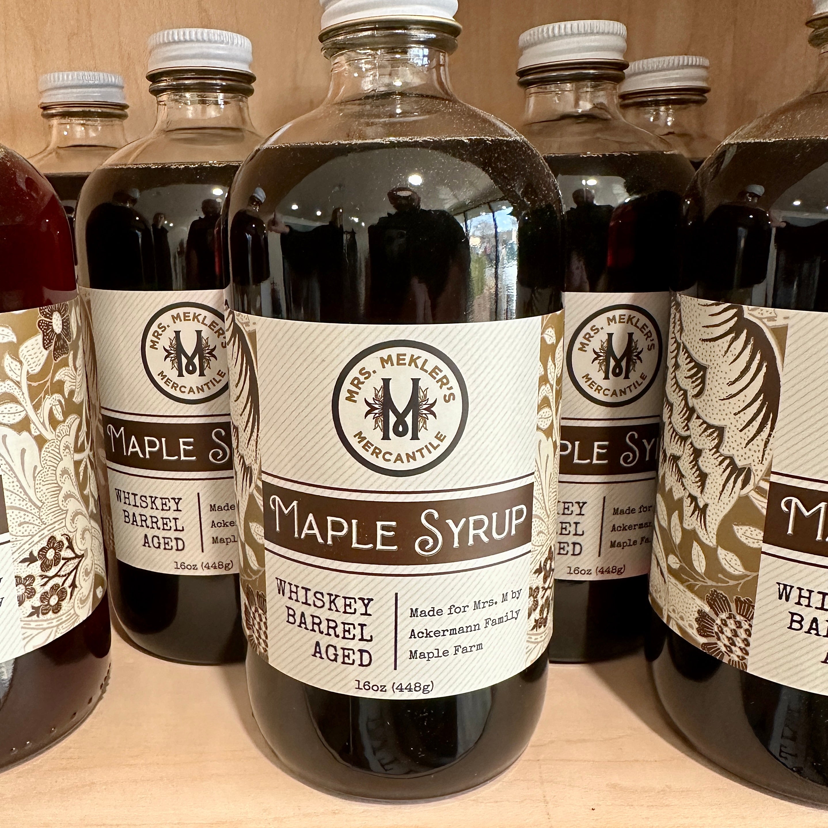 Whiskey Barrel Aged Maple Syrup