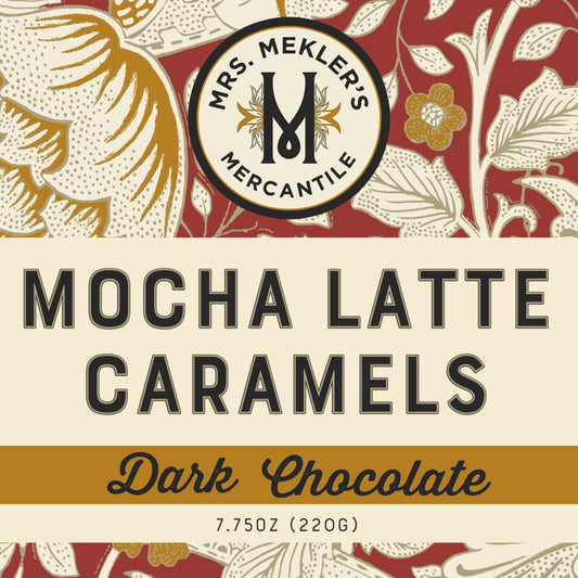 Dark Chocolate Mocha Latte Caramels