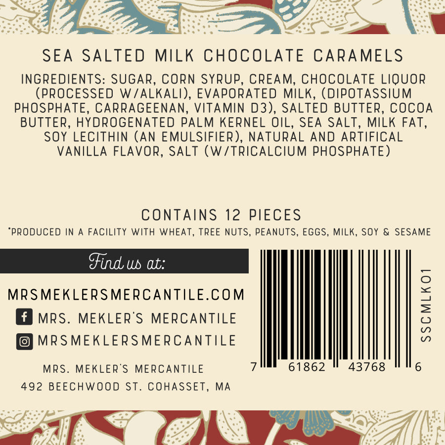 Milk Chocolate Sea Salted Caramels