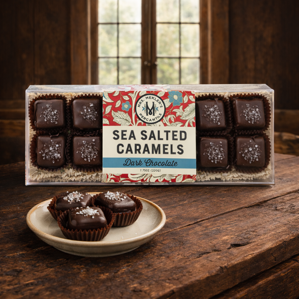 Dark Chocolate Sea Salted Caramels – Mrs. Mekler's Mercantile
