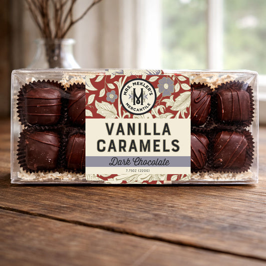 Dark Chocolate Vanilla Caramels