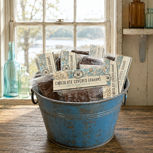 Milk & Dark Chocolate Covered Graham Crackers