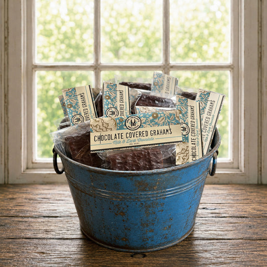 Milk & Dark Chocolate Covered Graham Crackers