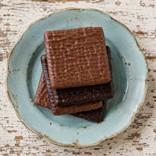 Milk & Dark Chocolate Covered Graham Crackers