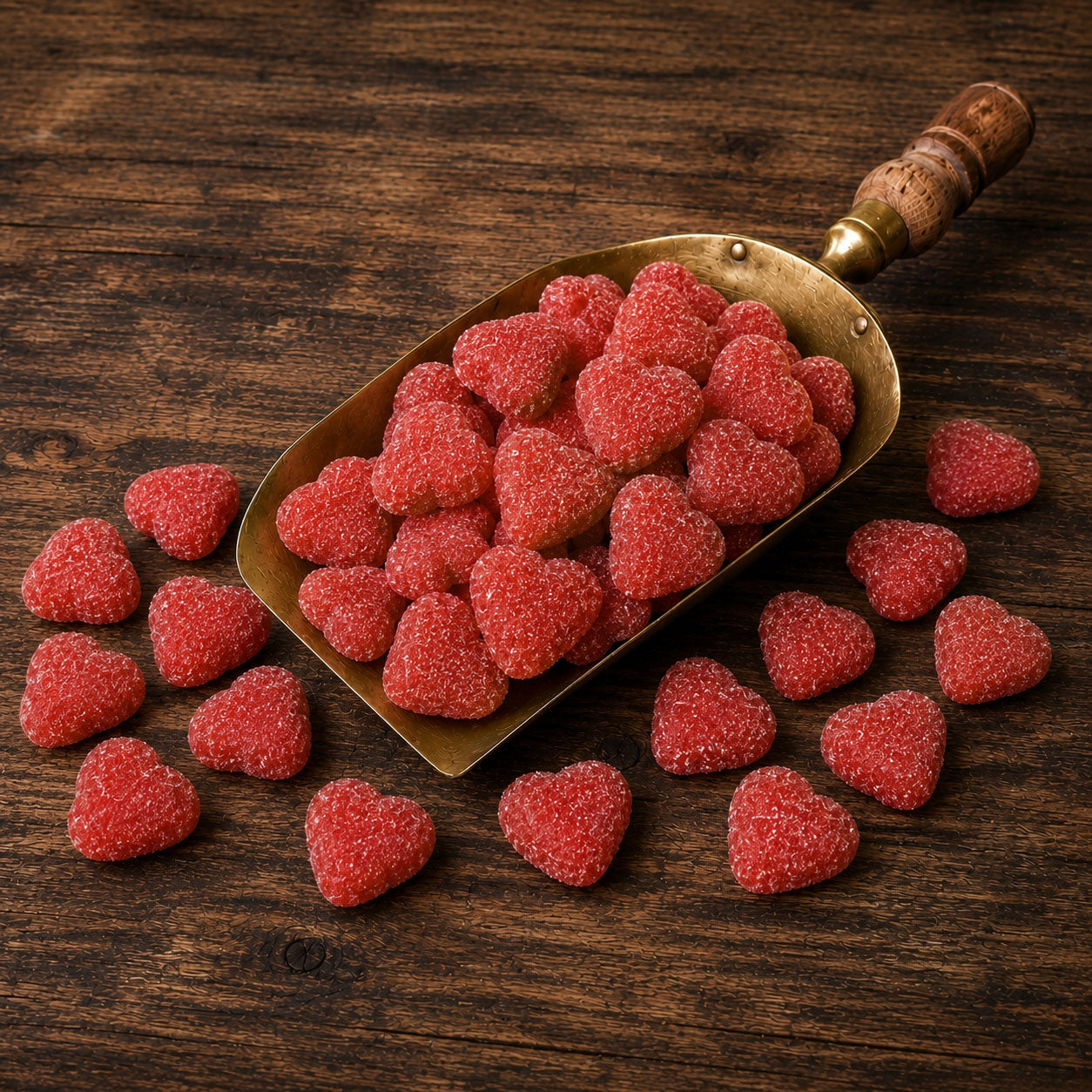 Cinnamon Sanded Heart Gummies