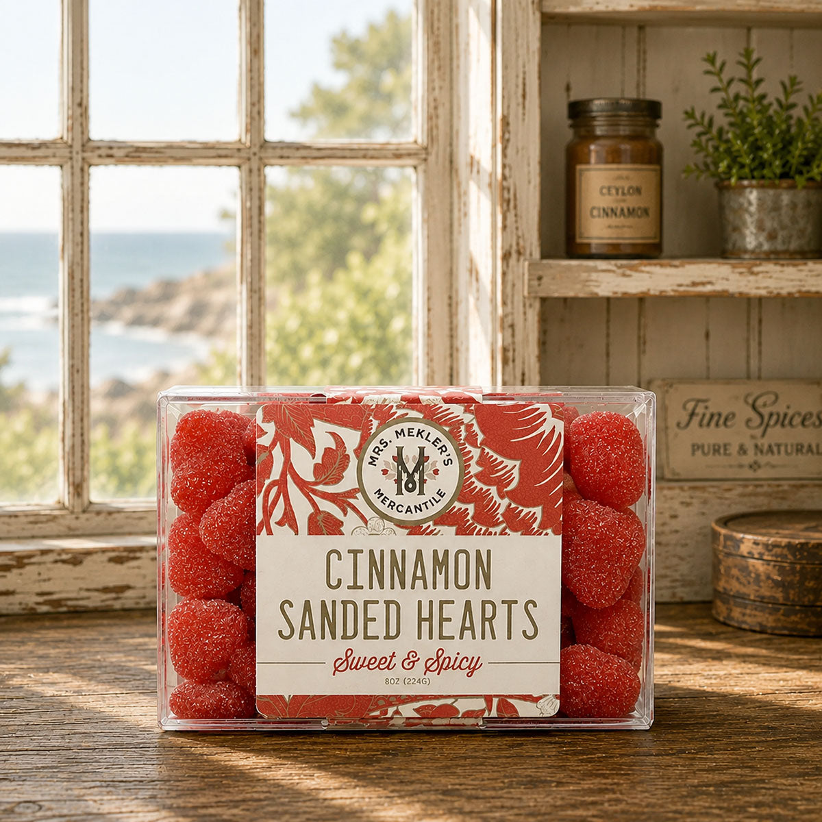 Cinnamon Sanded Heart Gummies