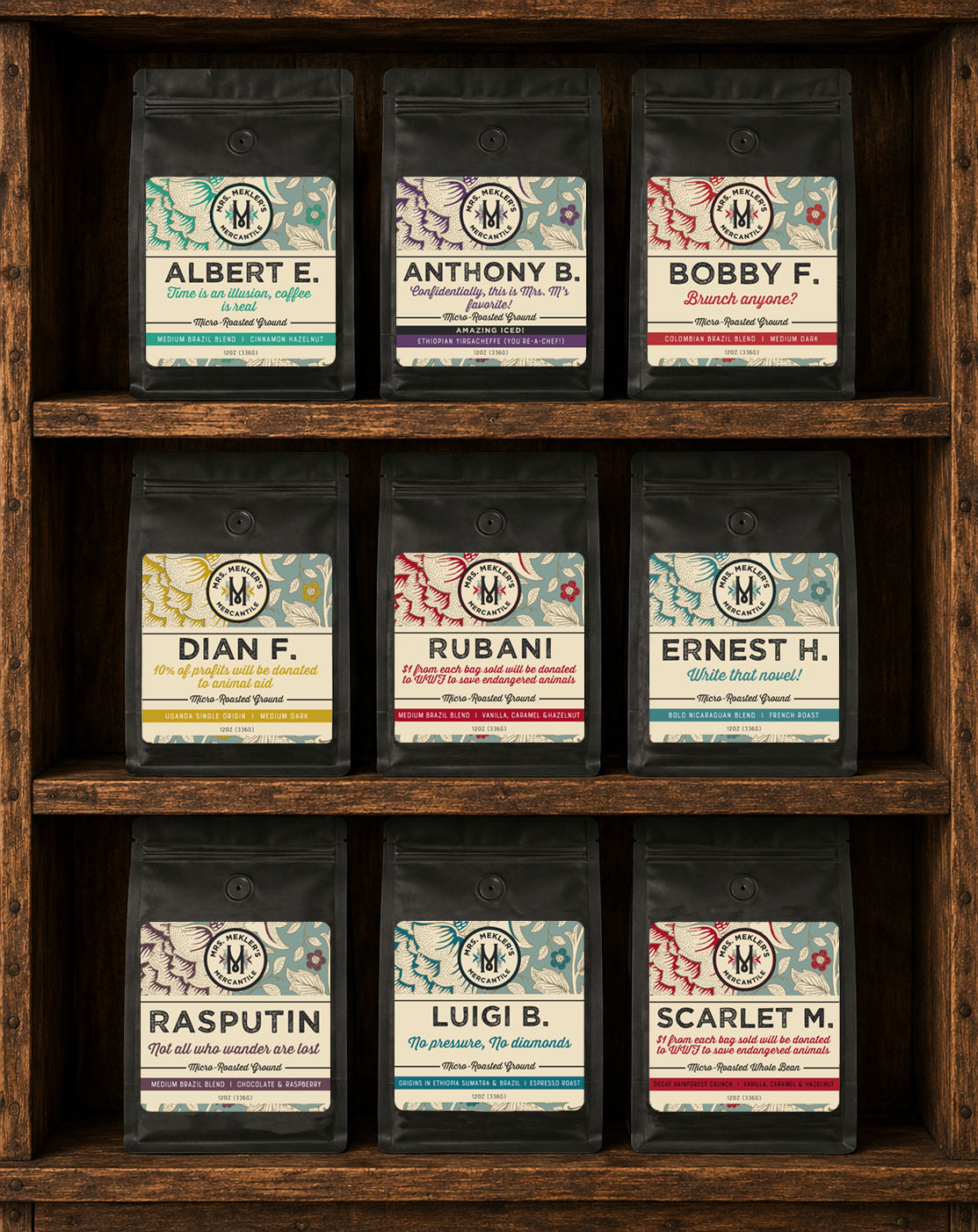 Scarlet M. Decaf Rainforest Crunch — Vanilla, Caramel & Hazelnut Blend