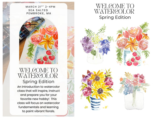 Watercolor with Maria DeVito Palmer - Spring Edition