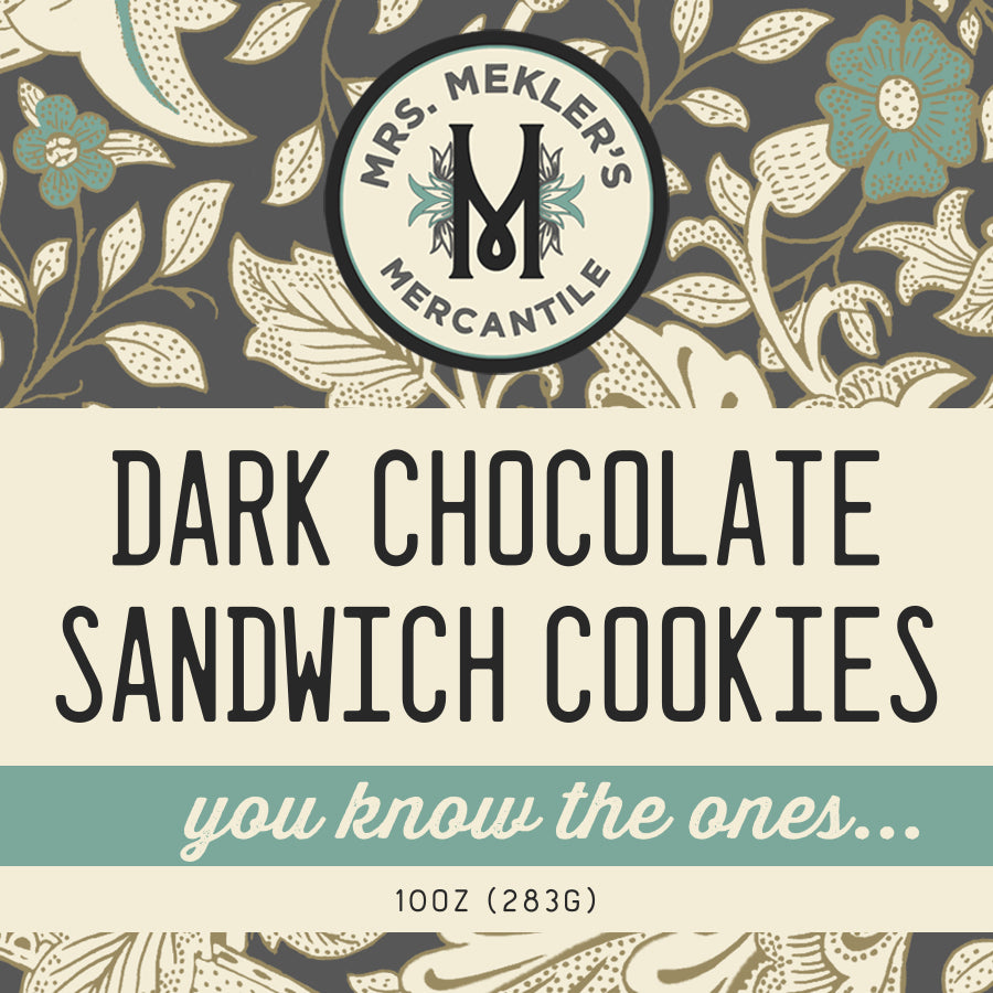 Dark Chocolate Sandwich Cookies