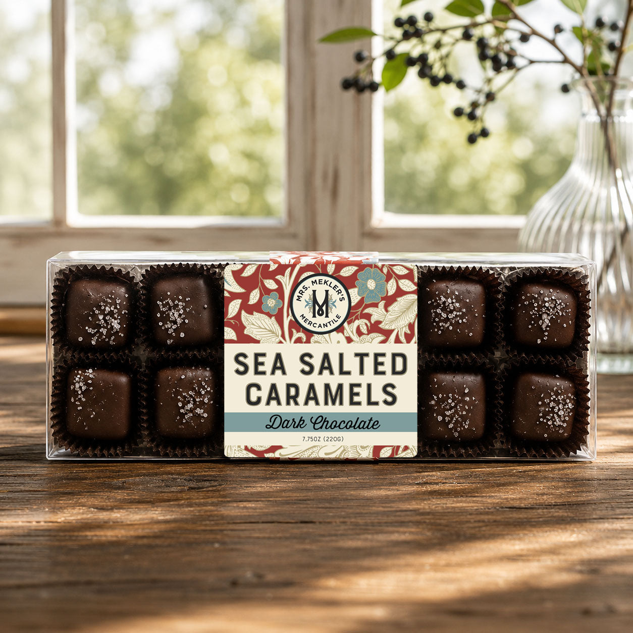 Dark Chocolate Sea Salted Caramels