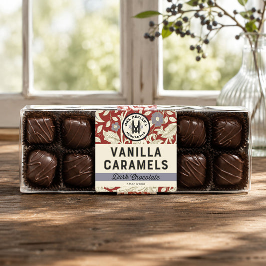 Dark Chocolate Vanilla Caramels