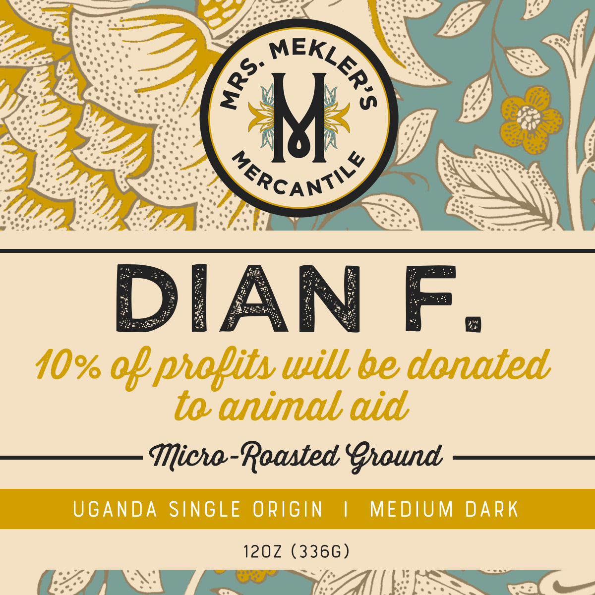 Dian F. Organic Ugandan Coffee