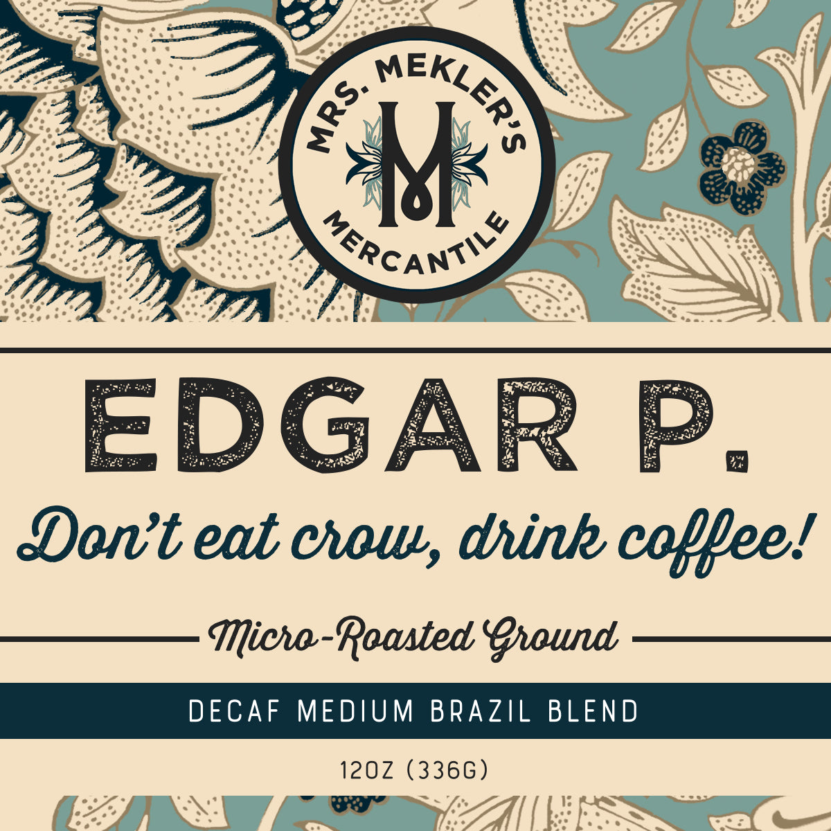 Edgar P. Decaf Medium Blend Coffee