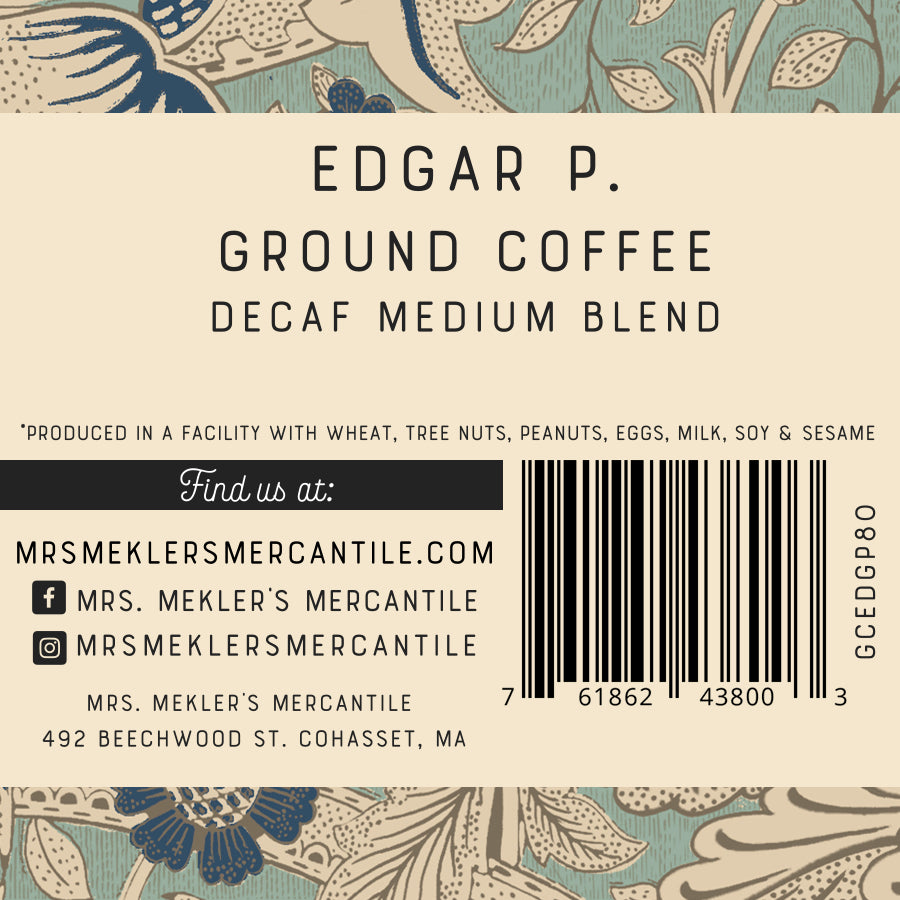 Edgar P. Decaf Medium Blend Coffee