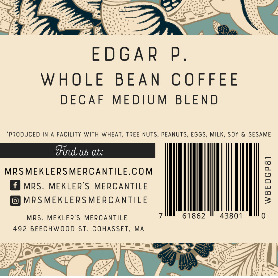 Edgar P. Decaf Medium Blend Coffee