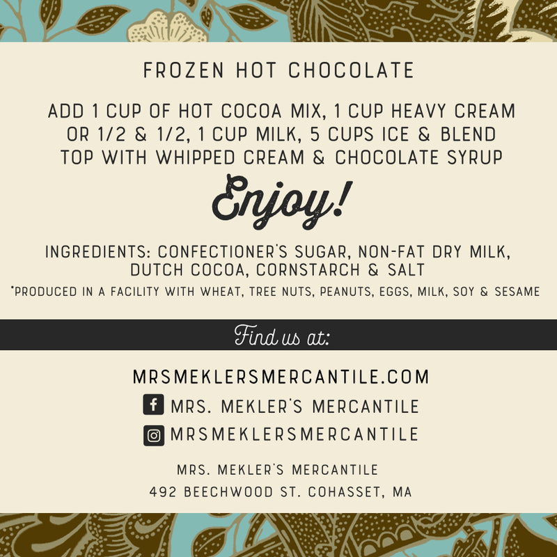 Frozen Hot Chocolate