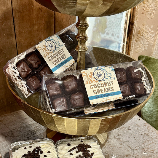 Dark Chocolate Coconut Creams