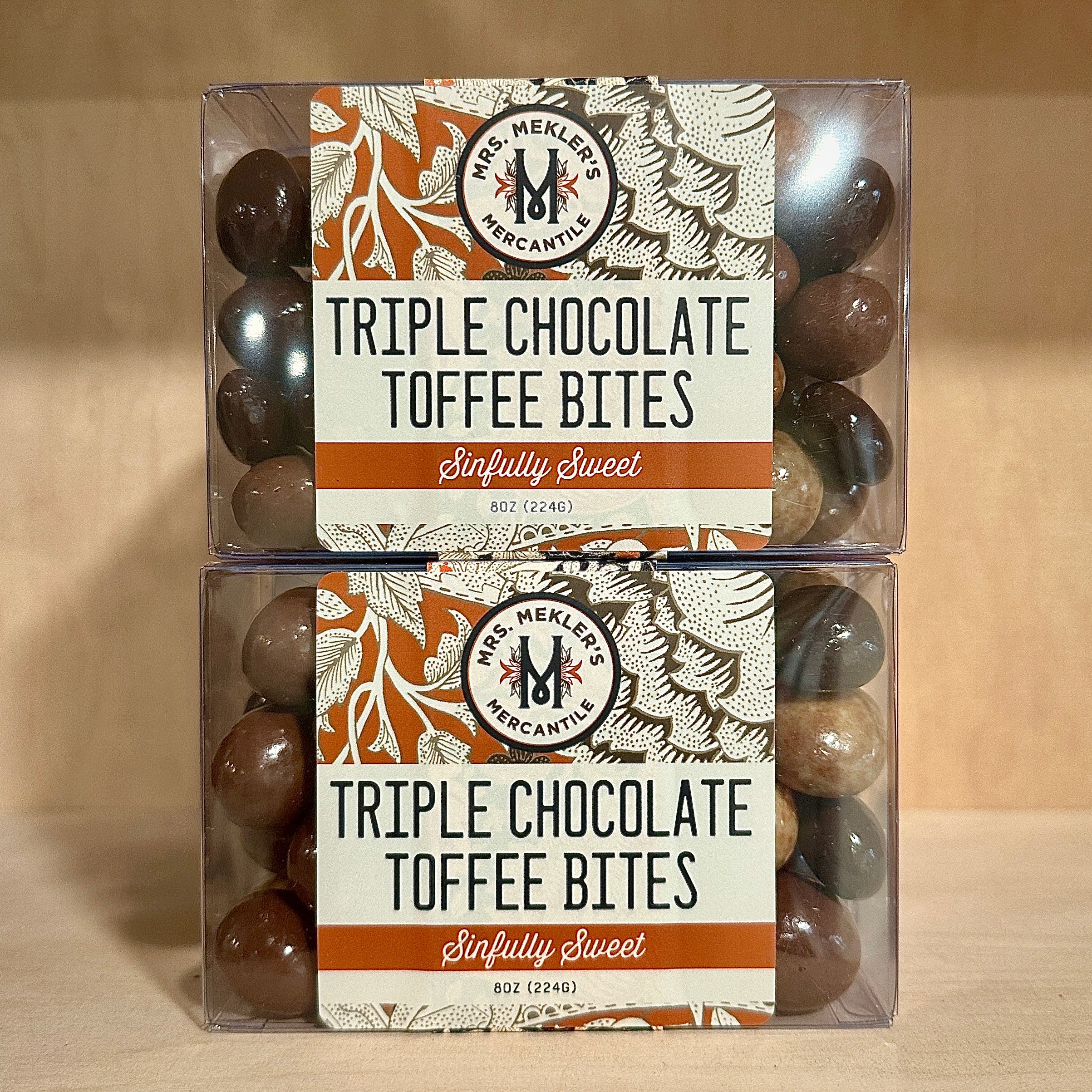 Triple Chocolate Toffee Bites