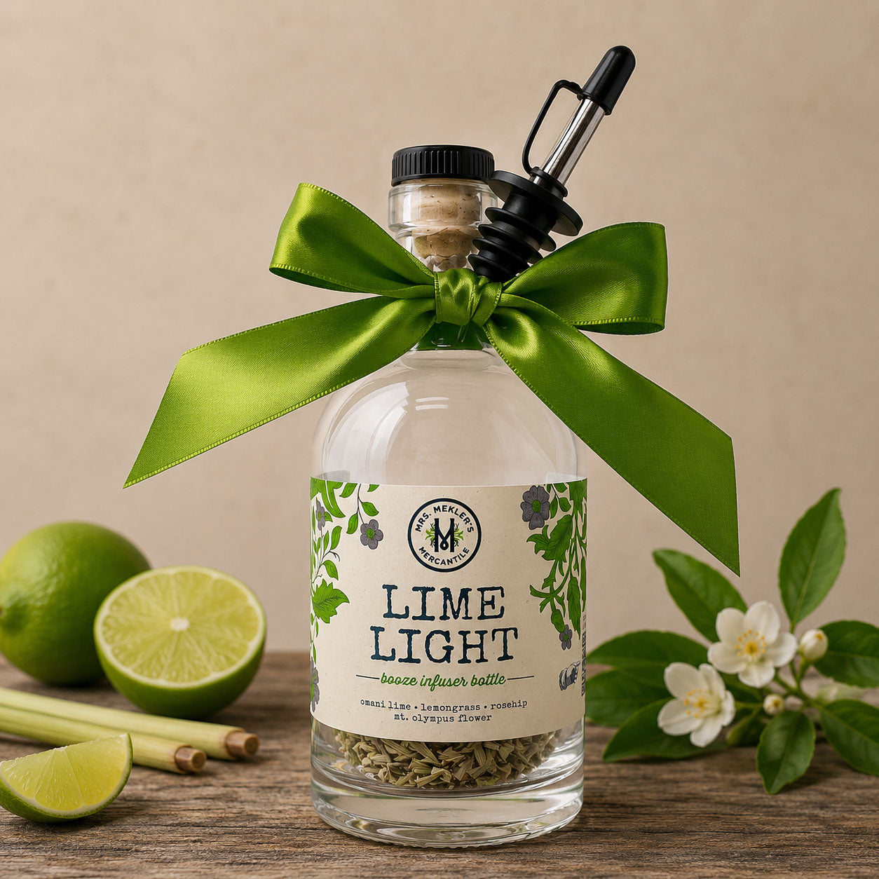 Lime Light Spirit Infuser Bottle