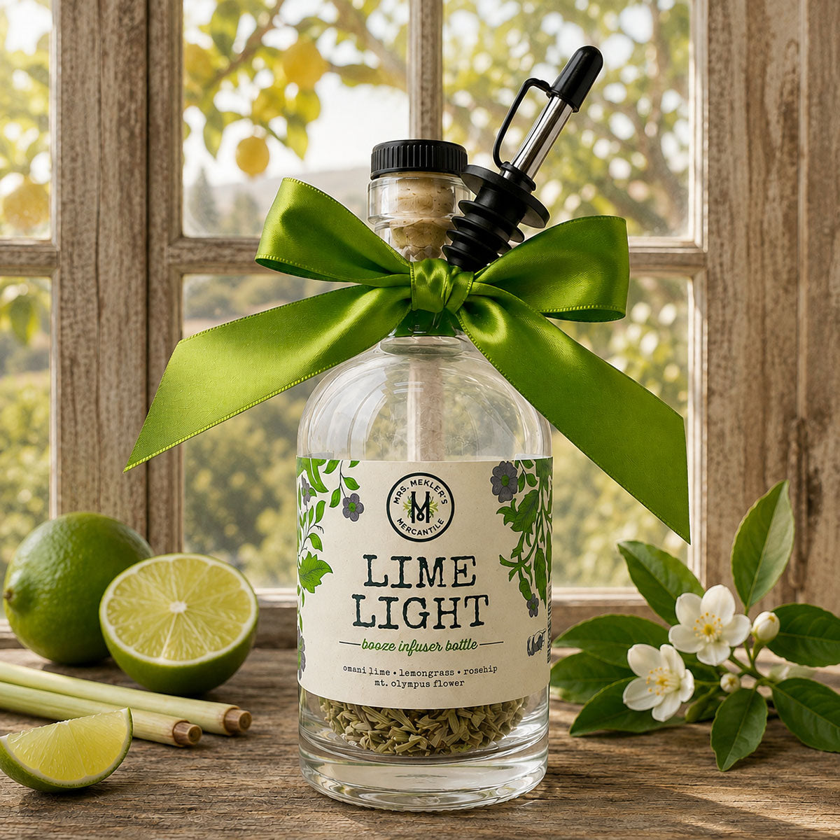 Lime Light Spirit Infuser Bottle