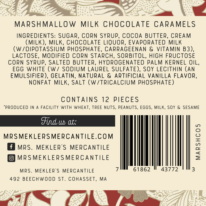 Caramels - Marshmallow Milk Chocolate