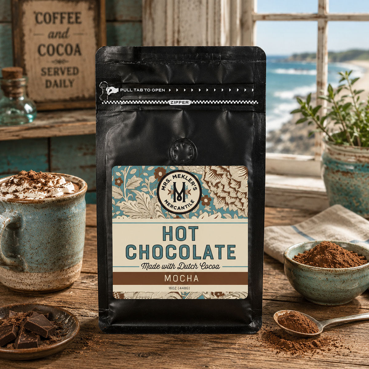 Mocha Hot Chocolate — Rich Dutch Cocoa Meets Bold Espresso