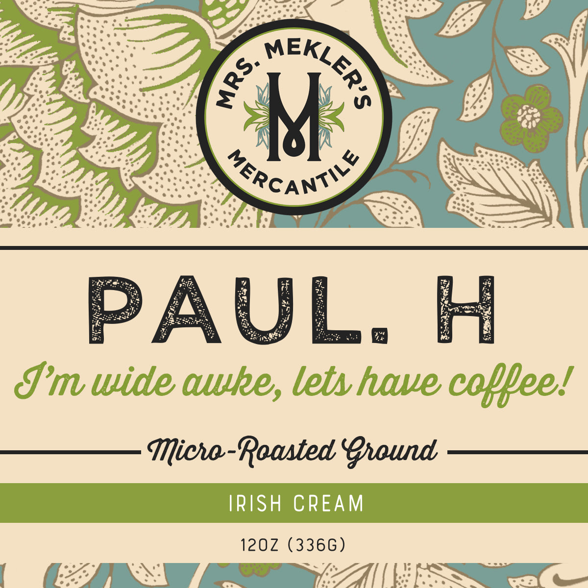 Paul H. Irish Cream Coffee