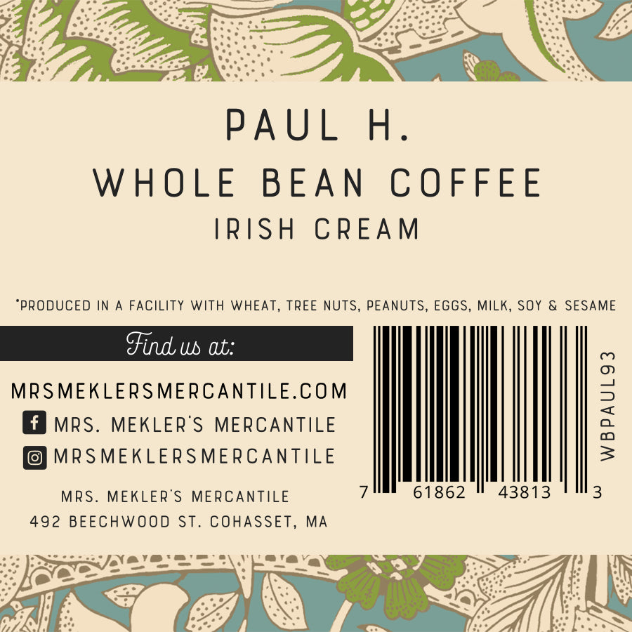 Paul H. Irish Cream Coffee