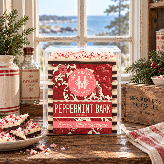 Peppermint Bark — Dark & White Chocolate | Mrs. Mekler's Mercantile