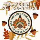 Thanksgiving Pie Pre-Orders