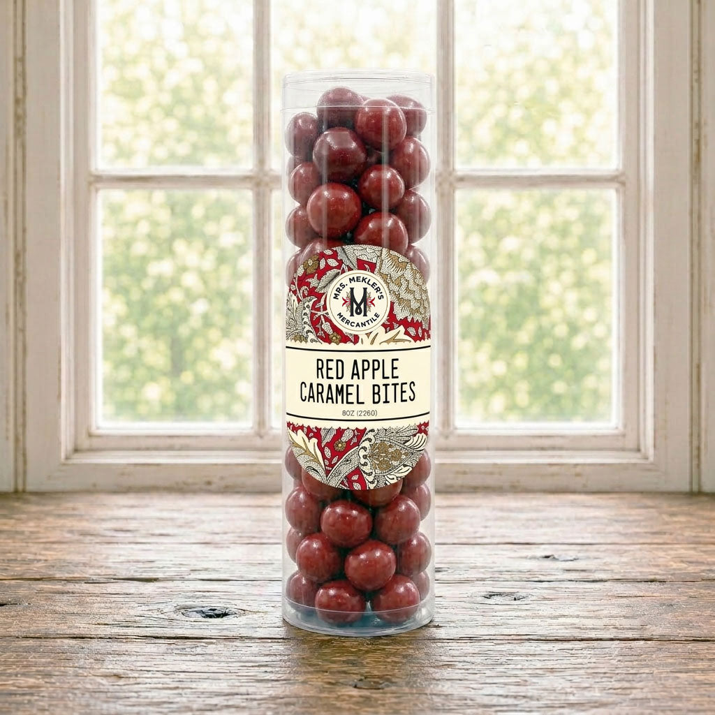 Red Apple Caramel Bites