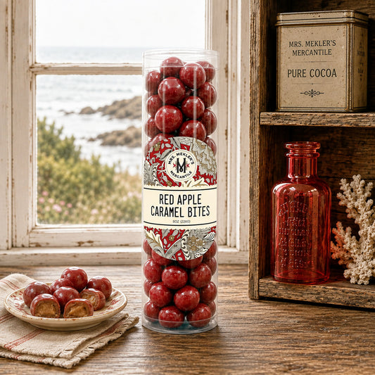 Red Apple Caramel Bites