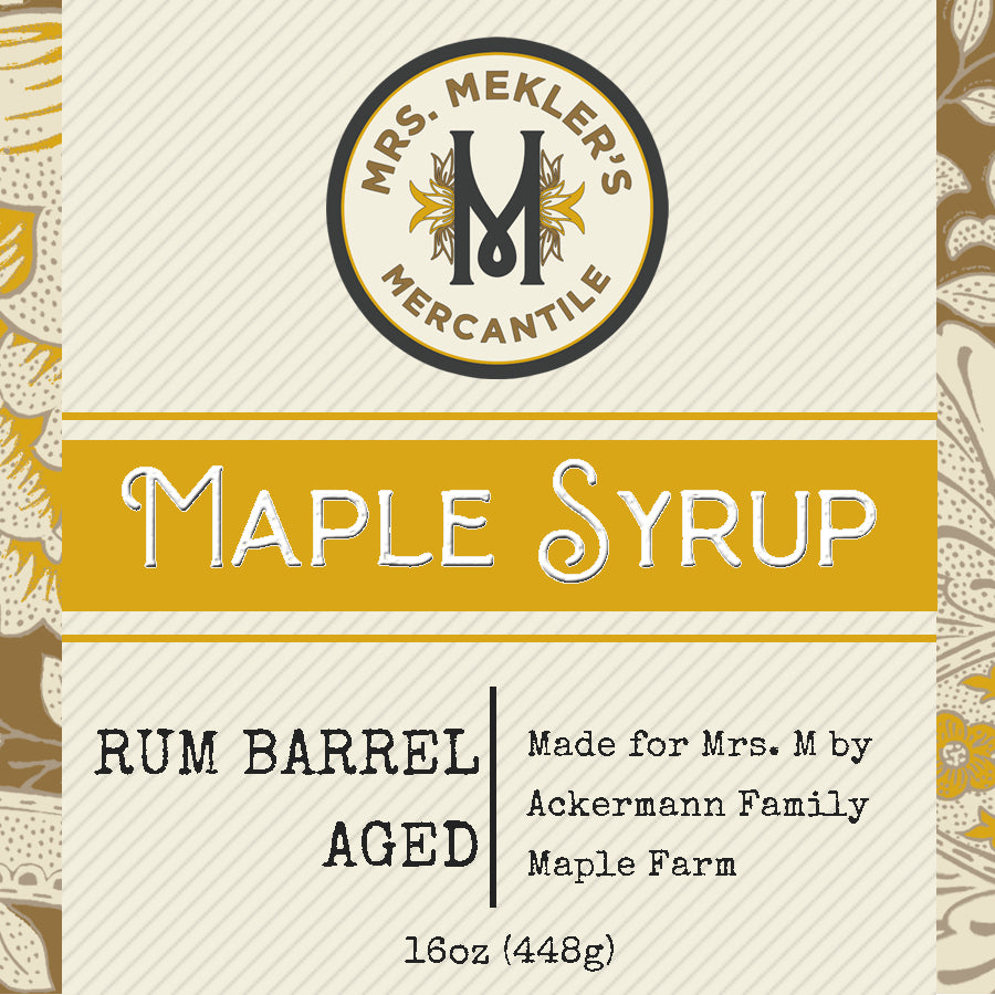 Rum Barrel Aged Maple Syrup