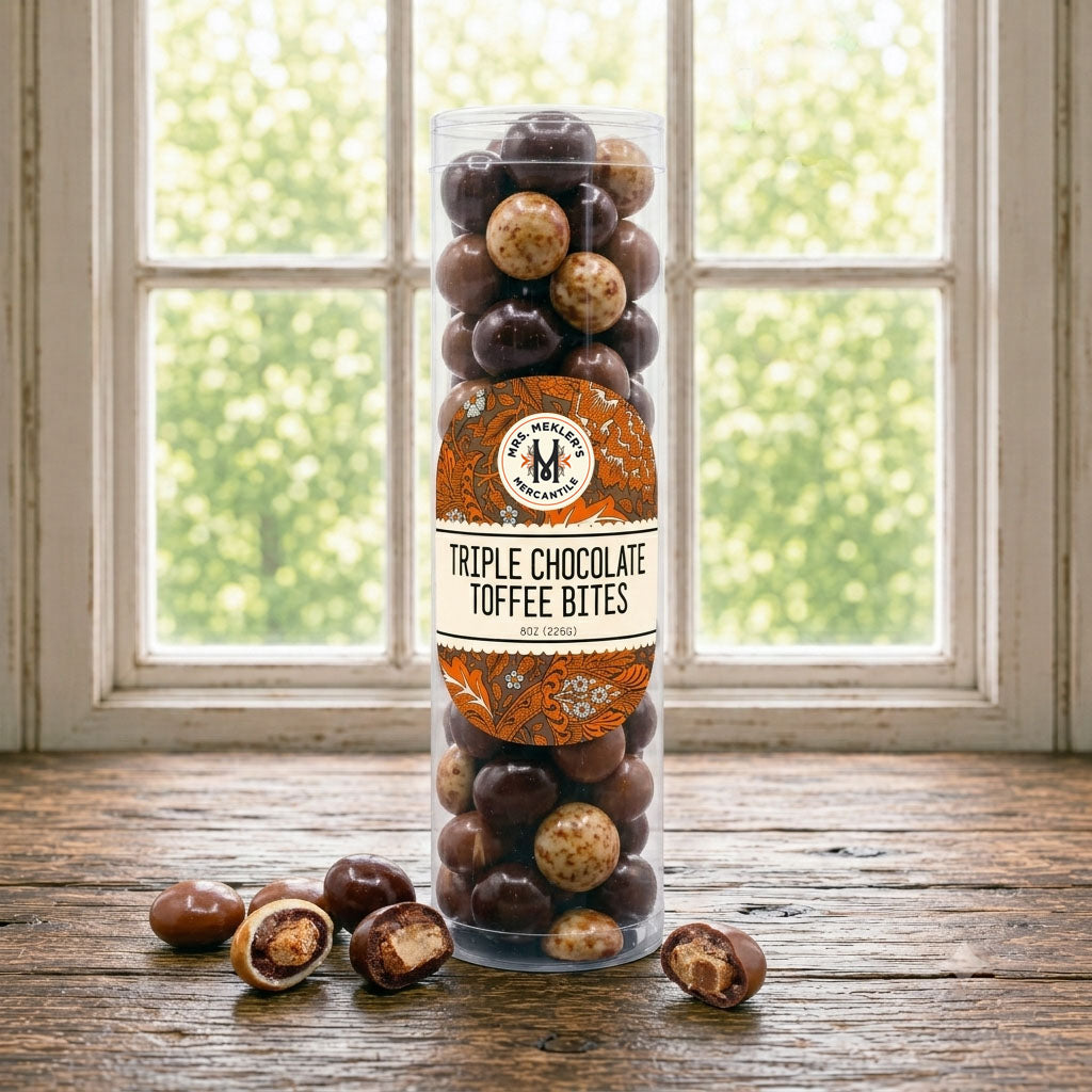Triple Chocolate Toffee Bites