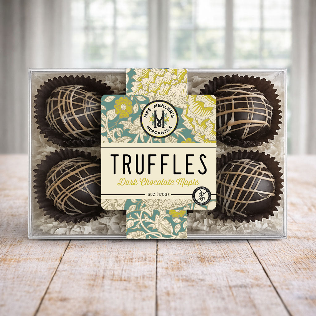 Maple Dark Chocolate Truffles
