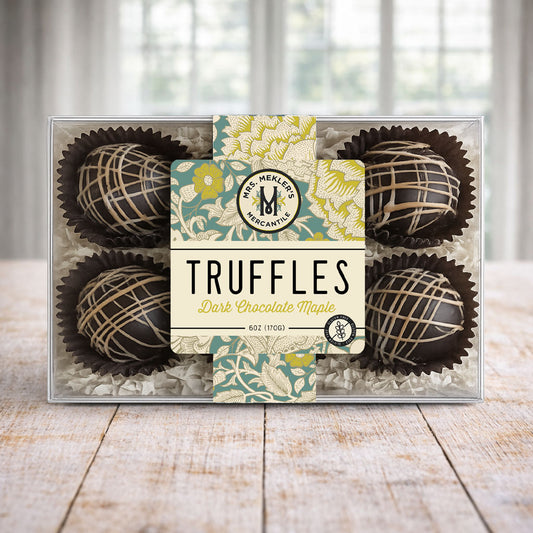 Maple Dark Chocolate Truffles