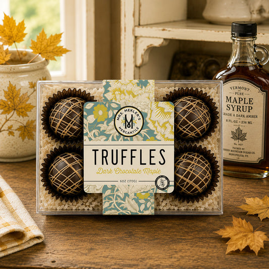 Maple Dark Chocolate Truffles