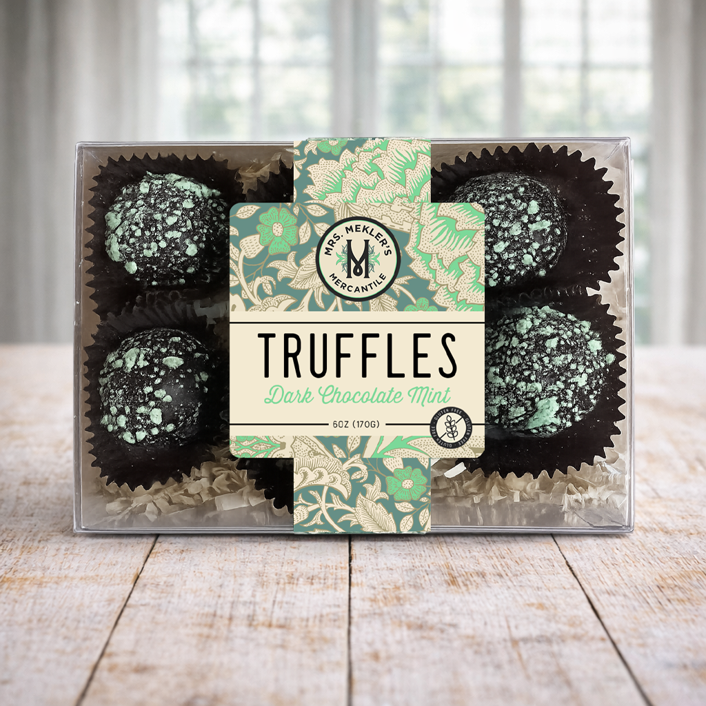 Mint Dark Chocolate Truffles
