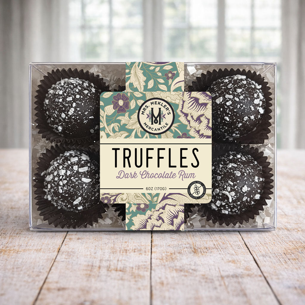 Rum Dark Chocolate Truffles