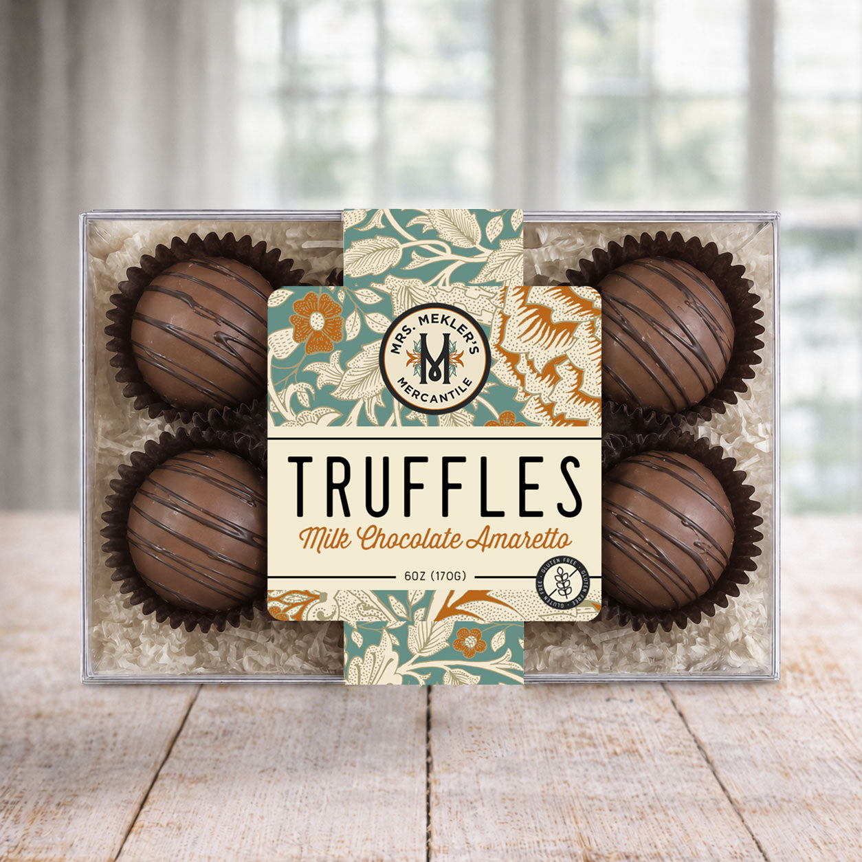 Amaretto Milk Chocolate Truffles