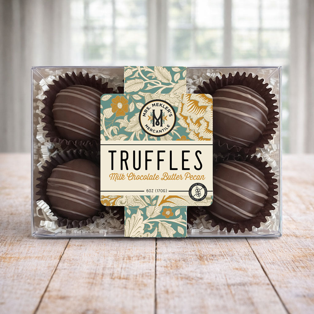 Butter Pecan Milk Chocolate Truffles