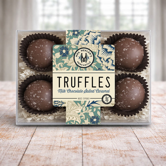 Salted Caramel Milk Chocolate Truffles