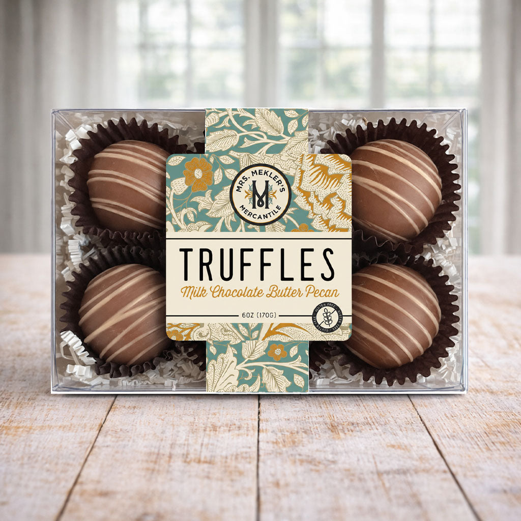 Butter Pecan Milk Chocolate Truffles