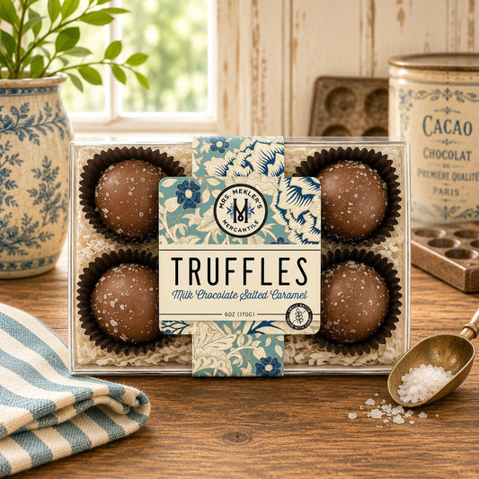 Salted Caramel Milk Chocolate Truffles