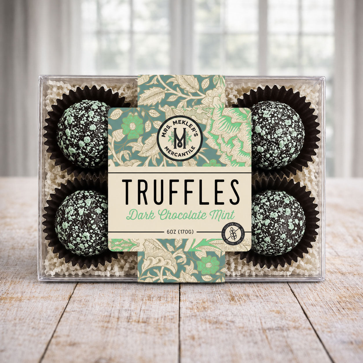 Mint Dark Chocolate Truffles