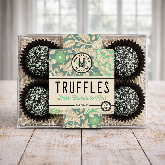 Mint Dark Chocolate Truffles